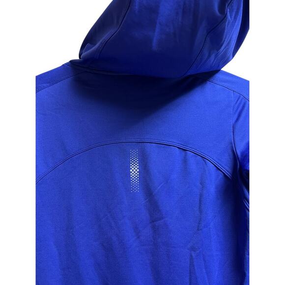 Athleta  Cowl Neck Hoodie Women's XS Purplish Blue Kangaroo Pocket - Picture 11 of 11